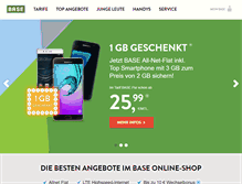 Tablet Screenshot of base.de