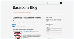 Desktop Screenshot of blog.base.com