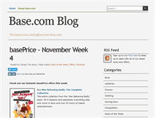 Tablet Screenshot of blog.base.com